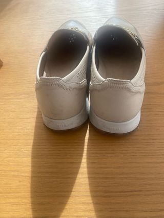 Mocasines de piel beige talla 39