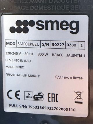 Robot de cocina SMEG SMF01