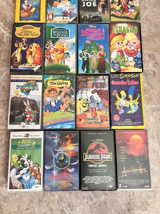 Películas VHS Disney y Clásicos