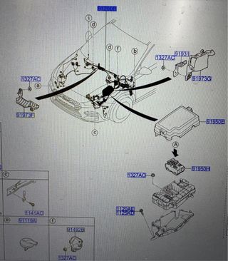 Cableado Motor Hyundai i30N - Ref 91210S00
