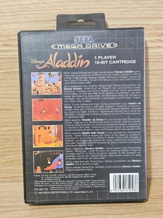Sega Mega Drive Aladdin Videojuego