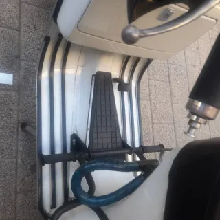 Vespa PE 200 E Blanca