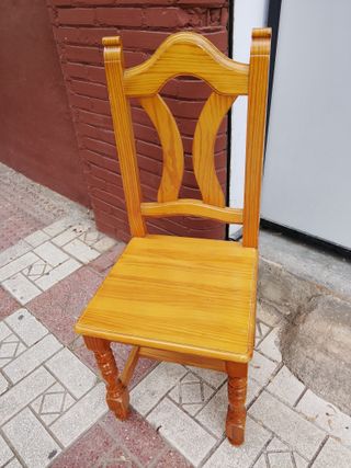 Silla provenzal madera clara