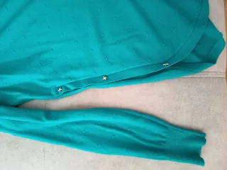 Jersey Corazon verde turquesa