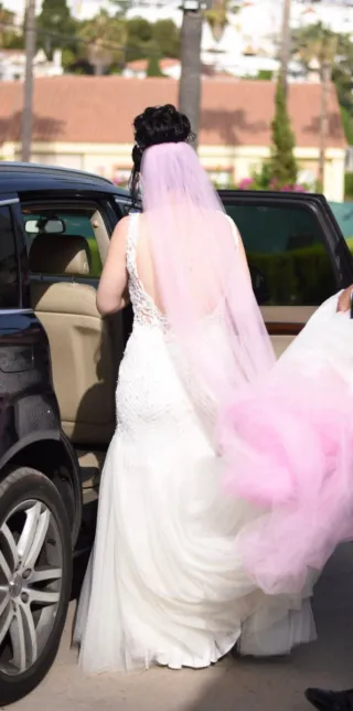 Traje de Novia Sirena con Pedrería