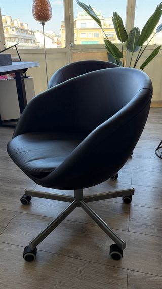 Mesa Escritorio Ikea Galant Blanca y Madera