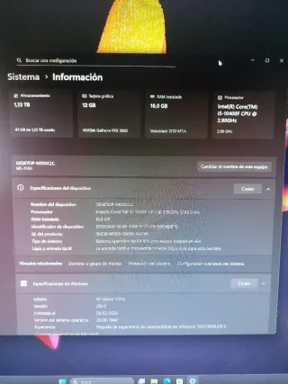 Torre PC Gaming Negra con RGB