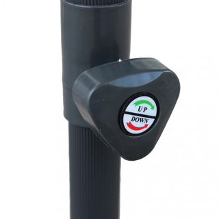 Ombrellone da Giardino 2x2 m in Alluminio Tortora