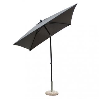 Ombrellone da Giardino 2x2 m in Alluminio Tortora