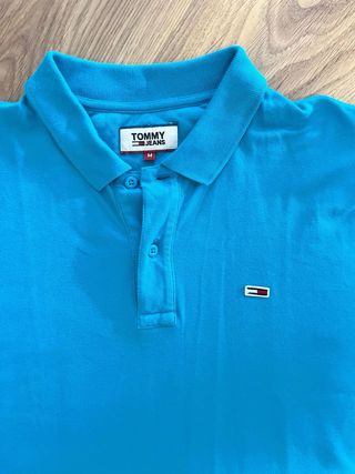 Camisa Polo Tommy Jeans Azul Talla M