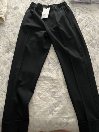 Pantalón negro Bershka Talla XS