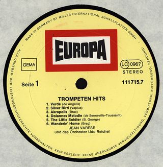 Vinilo Trompeten Hits - Europa