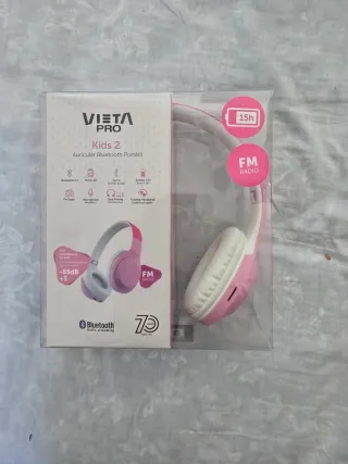 Auriculares Bluetooth Vista Pro Kids 2 Rosas