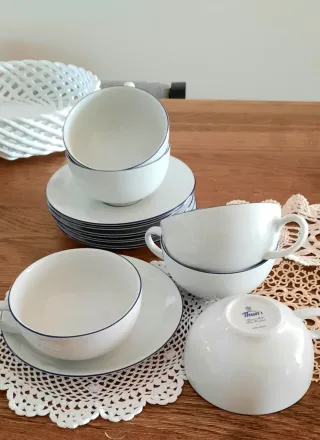 Set 6 Tazze e Piattini THUN