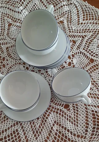 Set 6 Tazze e Piattini THUN