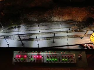 Maqueta de tren escala N