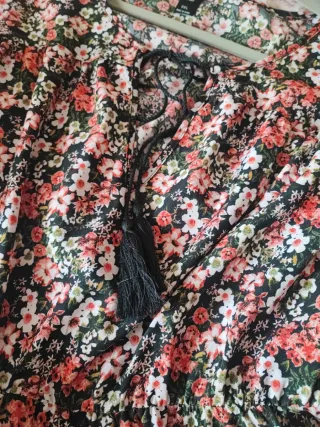 Blusa SHEIN floral talla grande XXL