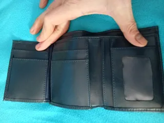 Cartera Sculpture Homme Negra NUEVA