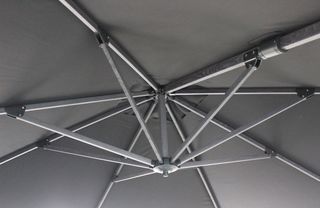 Ombrellone da Giardino Decentrato 3x4 m Alluminio