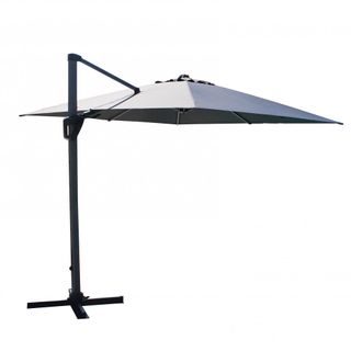 Ombrellone da Giardino Decentrato 3x4 m Alluminio