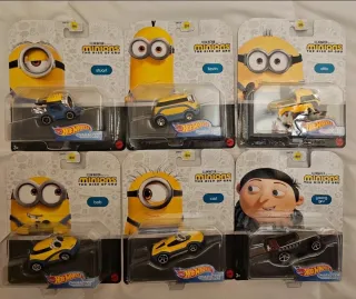 Hot Wheels Minions: The Rise of Gru Lote completo