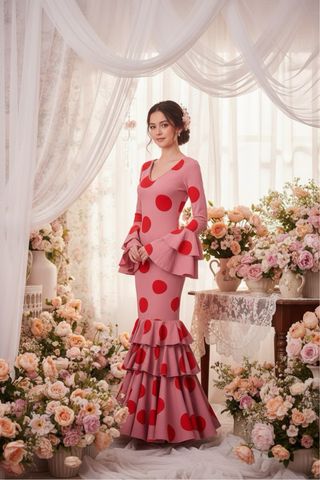 Traje Flamenca Lunares