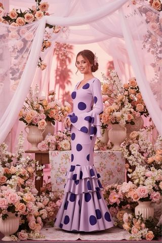 Traje Flamenca Lunares