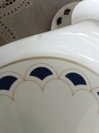 Juego de vajilla Bidasoa porcelana azul