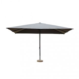 Ombrellone da Giardino 3x4 m in Alluminio Grigio