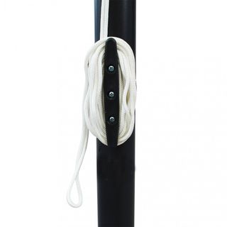 Ombrellone da Giardino 3x4 m in Alluminio Grigio