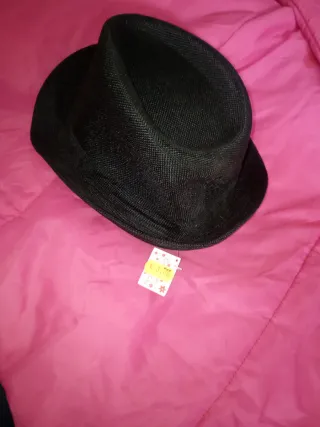 Sombrero Negro Estilo Fedora