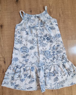 Vestito estivo Benetton fiori spalline cotone 4