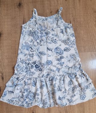 Vestito estivo Benetton fiori spalline cotone 4