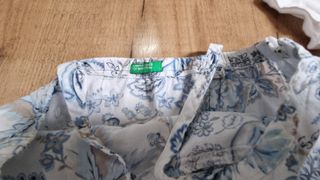 Vestito estivo Benetton fiori spalline cotone 4