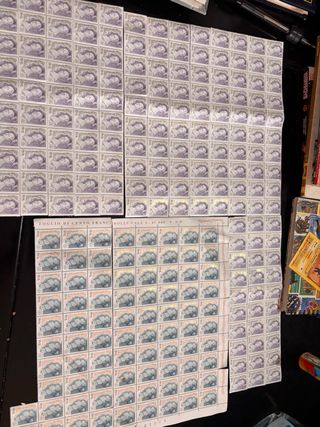 Francobolli vintage Mondiali di Calcio, con emissi