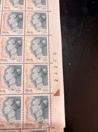 Francobolli vintage Mondiali di Calcio, con emissi