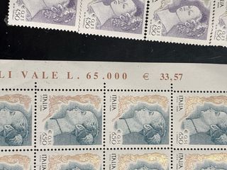 Francobolli vintage Mondiali di Calcio, con emissi