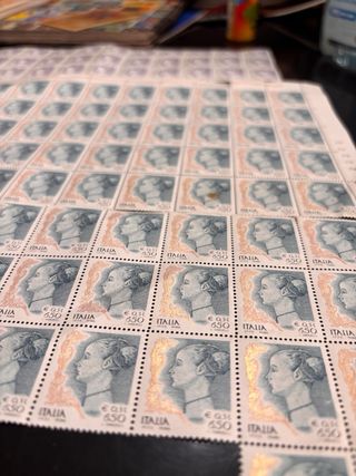 Francobolli vintage Mondiali di Calcio, con emissi