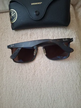 Gafas de sol Ray-Ban Chromance Negras/Marrones