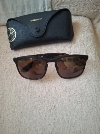 Gafas de sol Ray-Ban Chromance Negras/Marrones