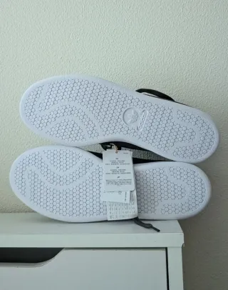 Zapatillas Adidas Stan Smith Gris/Blanco Talla 42.