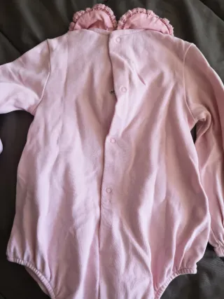 Body rosa com gola