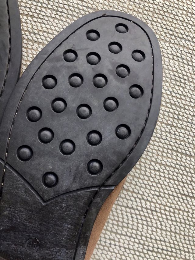 Mocasines de caballero ante