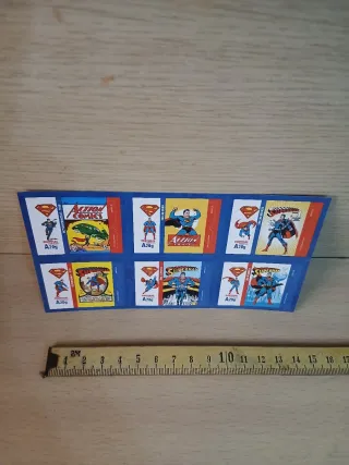 Hoja Sellos Superman