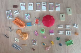 Gran Lote Piezas y Muñecos Lego y Playmobil