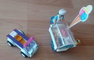 Gran Lote Piezas y Muñecos Lego y Playmobil