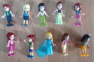 Gran Lote Piezas y Muñecos Lego y Playmobil