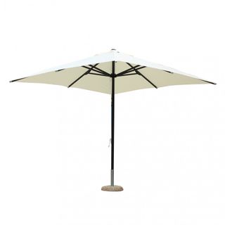 Ombrellone da Giardino 3x3 m in Alluminio Beige