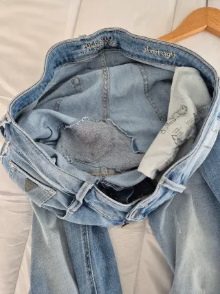 Guess Vaqueros Hombre Talla 32 Desgastados