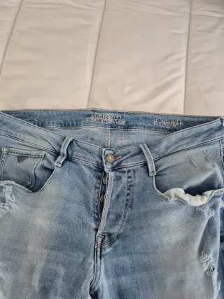 Guess Vaqueros Hombre Talla 32 Desgastados